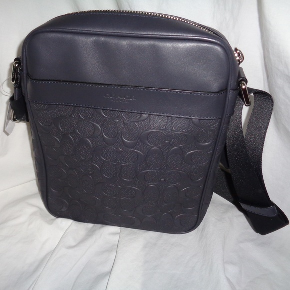 charles flight bag in signature leather